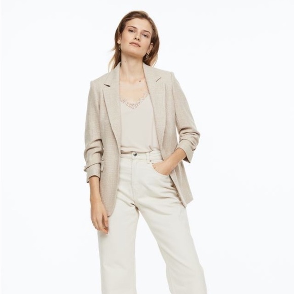 H&M Lace-trimmed Camisole Top Women's Grey Size Small NEW - Picture 4 of 9